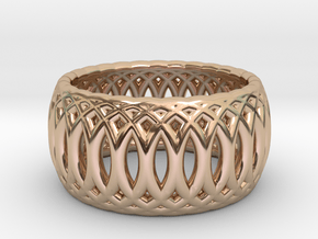 Ring of Rings - 18.5mm Diam in 14k Rose Gold Plated Brass