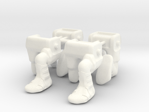 ROMAN LEGS 3 x4 right  in White Processed Versatile Plastic
