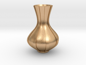 Modern Vase in Natural Bronze
