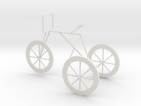little bike in White Natural Versatile Plastic: Small