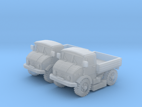 1/144 scale Unimog truck in Smooth Fine Detail Plastic