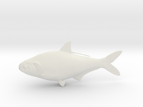 Gizzard Shad 203mm (8") in White Natural Versatile Plastic