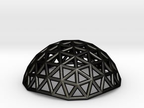 small geodesic dome in Matte Black Steel