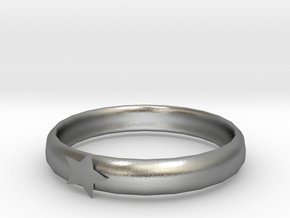 Luminous ring in Natural Silver