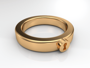 Keeper Ring in 14K Yellow Gold: 10 / 61.5
