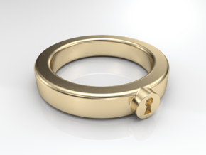 Keeper Ring in Natural Brass: 10 / 61.5