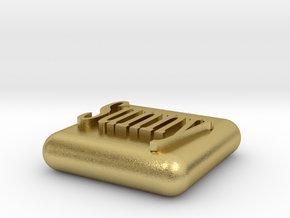 Sunny Coaster in Natural Brass: 1:8