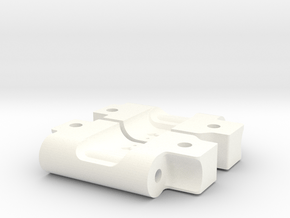 NIX73282 RPM Bandit Arm Mounts for RC10 (3-1) in White Processed Versatile Plastic