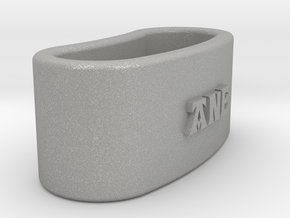 ANE 3D Napkin Ring with lauburu in Aluminum