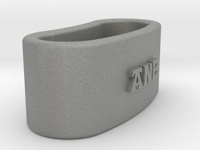 ANE 3D Napkin Ring with lauburu in Gray PA12