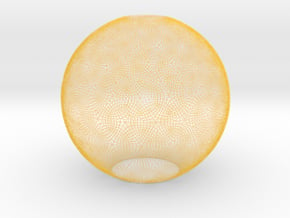 Lamp shade in Yellow Processed Versatile Plastic