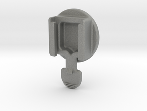 Superflash/Garmin Quarter-turn Adapter (2 styles) in Gray PA12: Small