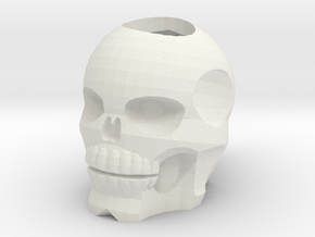 Skull cup in White Premium Versatile Plastic
