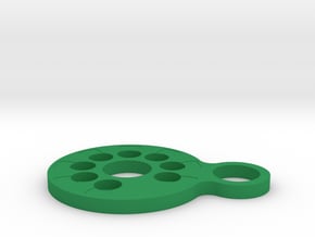 Hearing Aid Battery Case Part 5/5 in Green Processed Versatile Plastic