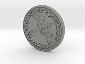 Raven animal totem token ( customized) in Gray PA12