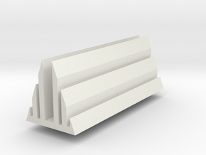 Ruler storage box in White Natural Versatile Plastic