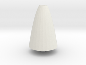 Photon Sled Nosecone in White Natural Versatile Plastic