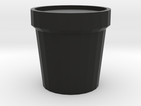 flower pot in Black Premium Versatile Plastic