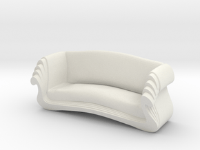 Printle Thing Sofa 12 - 1/48 in White Natural Versatile Plastic
