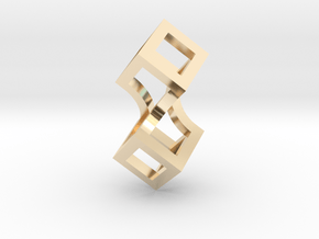 Linked cubes [pendant] in 14K Yellow Gold