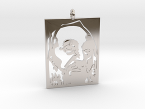 Sheikh ahmad yassin in Rhodium Plated Brass