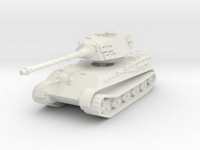 Tiger II H (no Skirts) 1/120 in White Natural Versatile Plastic
