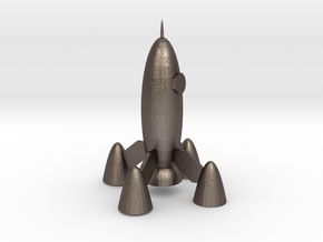  rocket in Polished Bronzed-Silver Steel