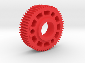 Preston Standard 0.8 Module Gears. 1/2" long in Red Processed Versatile Plastic