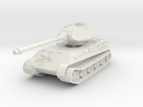 Tiger II P (no Skirts) 1/76 in White Natural Versatile Plastic