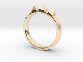 Edwardian Crown Ring - Sz. 6 in 14K Yellow Gold