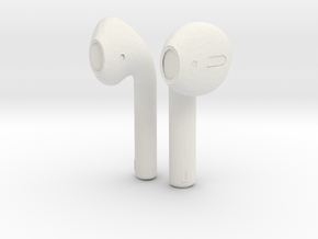 Wireless Headphones in White Natural Versatile Plastic