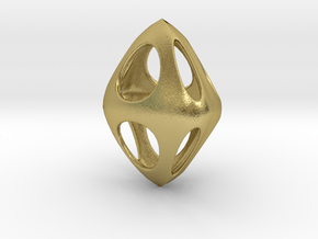 Pendant 01 in Natural Brass