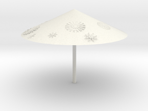 Snowflakes flying(umbrella) in White Natural Versatile Plastic