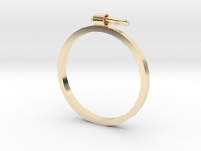 Horse Tie Ring - Sz. 9 in 14K Yellow Gold