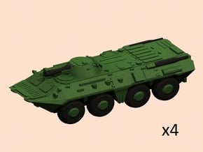 6mm BTR-80 armoured transport in Smoothest Fine Detail Plastic