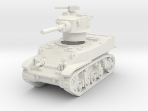 M5 Stuart 1/56 in White Natural Versatile Plastic