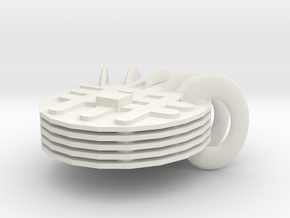 Muffin album-lattice in White Natural Versatile Plastic