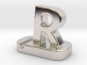 Smartphone Holder 3d Model for Printing in Rhodium Plated Brass