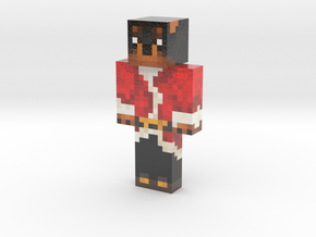 Dobermannx | Minecraft toy in Glossy Full Color Sandstone