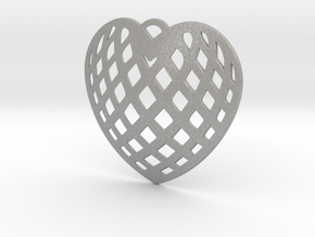 KTFHP01 Filigree Heart Pendant Jewelry in Aluminum