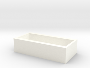 Soap box in White Processed Versatile Plastic