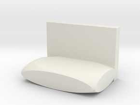 Miniature chair in White Natural Versatile Plastic: Medium