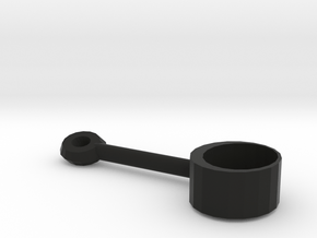 Left-handed spoon in Black Natural Versatile Plastic