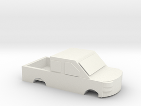 Car shape slippers in White Natural Versatile Plastic