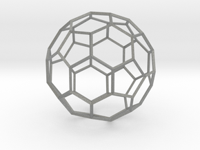 Soccer Ball - wireframe in Gray PA12