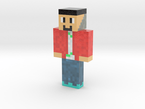 Dominic_Mine | Minecraft toy in Glossy Full Color Sandstone