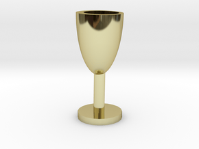 Wine cup in 18K Yellow Gold