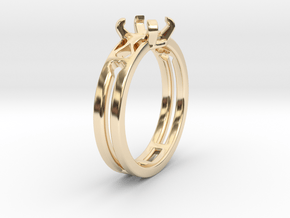 Gift Ring in 14k Gold Plated Brass