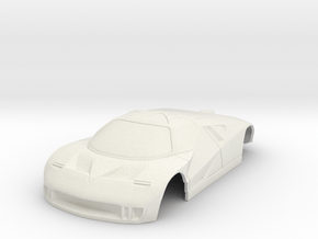 Ford GT90 Concept Car miniZ 102mm Wide in White Natural Versatile Plastic