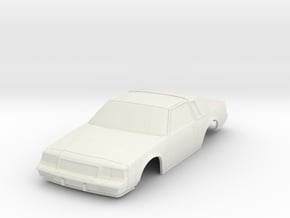Buick Regal MiniZ 98mm in White Natural Versatile Plastic